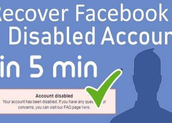 How to Recover My Disabled Facebook Account