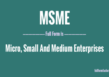 How to Say MSME Full Form in English