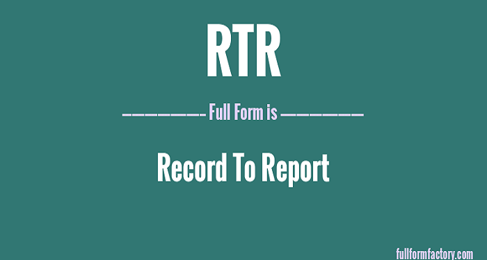 RTR Full Form – What Does This Abbreviation Mean?